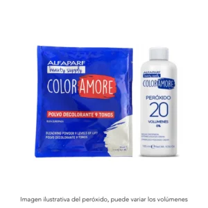 Decolorante Color Amore 50gr (Incxluye peróxido 135ml cualquier Vol. )