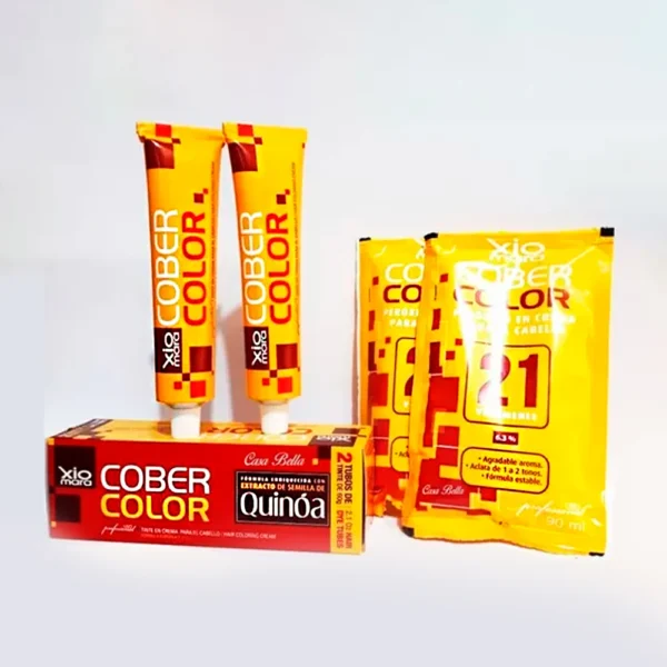 Tinte Cober Color Xiomara (Inc. 2 Bolsas peroxido 20vol. de 90mlc/u)